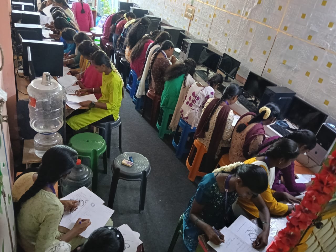 Students Working on Projects